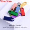 New Metal Mini Flash Drive USB 2.0 64GB Custom LOGO 32GB Pen Drives 16GB Memory Stick 8GB U Disk 4GB Black Commercial Affairs