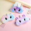 New Plush Unicorn Sleeping Mask Cute Kids Eye Cover Cartoon 3D Sleep Eye Mask Travel Eye Band Shade Rest Eyepatch Eye Blindfolds - Image 6