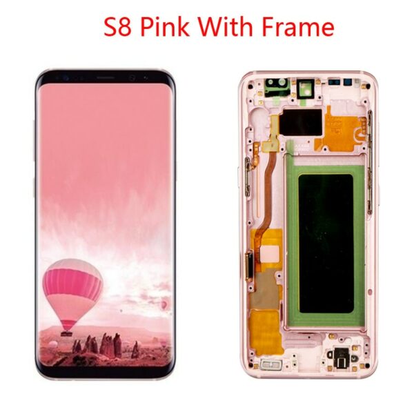 ORIGINAL SUPER AMOLED S8 LCD for SAMSUNG Galaxy S8 G950 G950F Display S8 Plus LCD G955 G955F Touch Screen Digitizer - Image 4