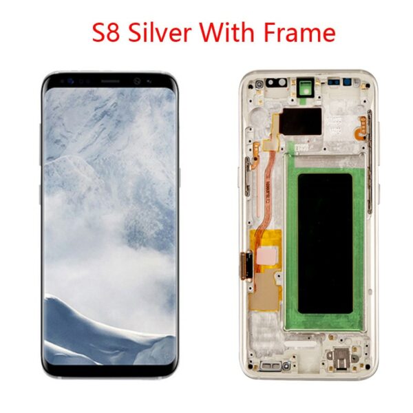 ORIGINAL SUPER AMOLED S8 LCD for SAMSUNG Galaxy S8 G950 G950F Display S8 Plus LCD G955 G955F Touch Screen Digitizer - Image 5