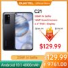 OUKITEL 4G C21 Smartphone Octa Core 4G+64GB 4000mAh Mobile Phone Selfie 6.4'' FHD+ Hole Punch Screen 20MP Quad Camera Phone
