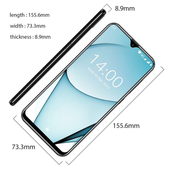 OUKITEL C15 Pro 4G LTE Smartphone 2G +16GB 3200Mah 6.088 HD Mobile Phone 8.0MP Camera Android 9.0 Cell Phone - Image 5