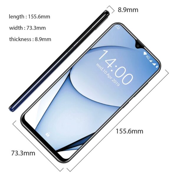 OUKITEL C15 Pro 4G LTE Smartphone 2G +16GB 3200Mah 6.088 HD Mobile Phone 8.0MP Camera Android 9.0 Cell Phone - Image 6