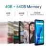 OUKITEL C23 Pro 5000mAh 4G Smartphone 4GB+64GB 6.53'' Waterdrop Screen 13MP Quad Rear Cameras Android 10.0 Mobile Phone - Image 4