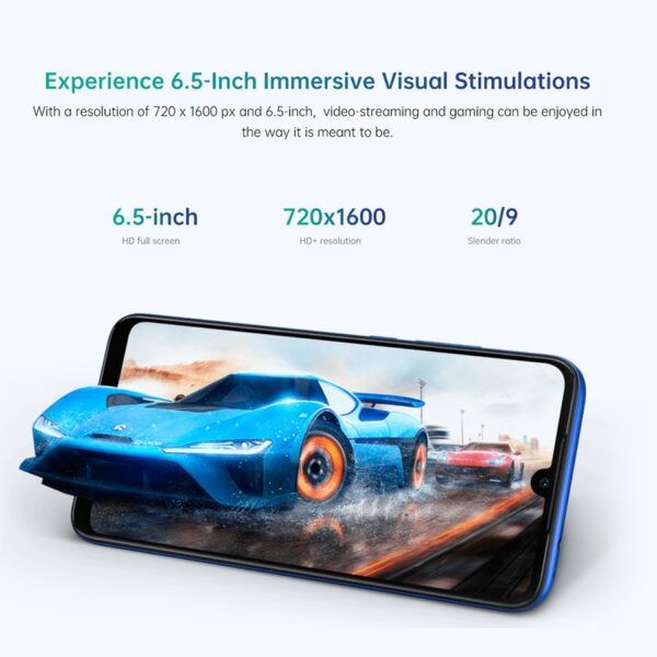 OUKITEL C23 Pro 6.53'' 4GB 64GB 720*1600 13MP MT6762V Smartphone 4G LTE Android 10 5000mAh OTG 5V/2A Mobile Phone - Image 4