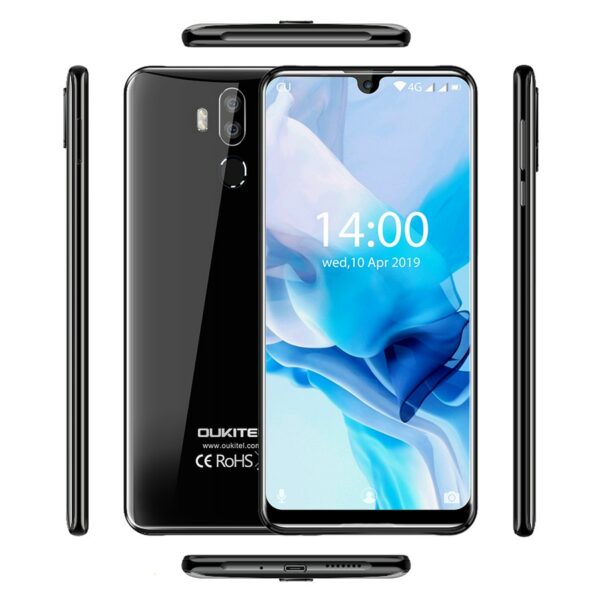 OUKITEL K9 Waterdrop 7.12" FHD+ 1080*2244 16MP+2MP/8MP Smartphone 4GB 64GB Face ID 6000mAh 5V/6A Quick Charge OTG Mobile Phone - Image 3