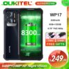OUKITEL WP17 64MP+20MP AF Night Vision 6.78'' FHD 90Hz G95 IP68/69K Rugged Phone 8300mAh 8GB+128GB Global Bands Smartphone