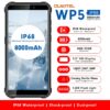 OUKITEL WP5 5.5" IP68 Waterproof Rugged MobilePhone MT6761 Quad Core Smartphone 4GB 32GB Cellphone 4-LED Flash Light 8000mAh GPS