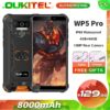 OUKITEL WP5 Pro IP68 Waterproof Smartphone 8000mAh Android 10 Triple Camera Face/Fingerprint ID 5.5 inches 4GB 64GB Mobile Phone