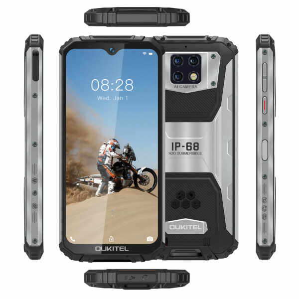 OUKITEL WP6 10000mAh 6.3'' FHD+ IP68 Waterproof Mobile Phone 6GB 128GB Octa Core 48MP Triple Cameras Rugged Smartphone - Image 5