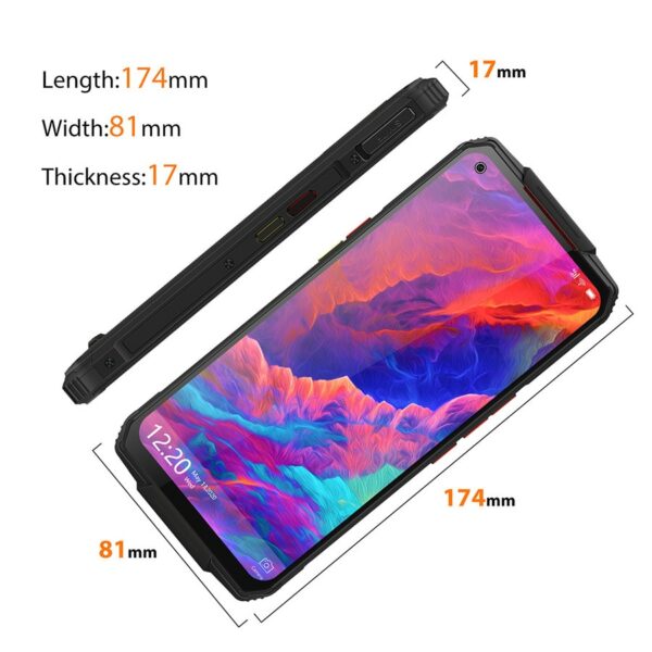 OUKITEL WP7 6.53"FHD+ 19.5:9 6GB 128GB Android 9.0 Smartphone MT6779 Octa Core 9V/2A 8000mAh 48MP Cameras OTA NFC Mobile Phone - Image 4