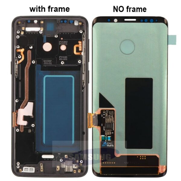 Original Super Amoled Display with frame for SAMSUNG Galaxy S9 G960 G960F S9 Plus G965 G965F LCD Touch Screen Digitizer Assembly - Image 2