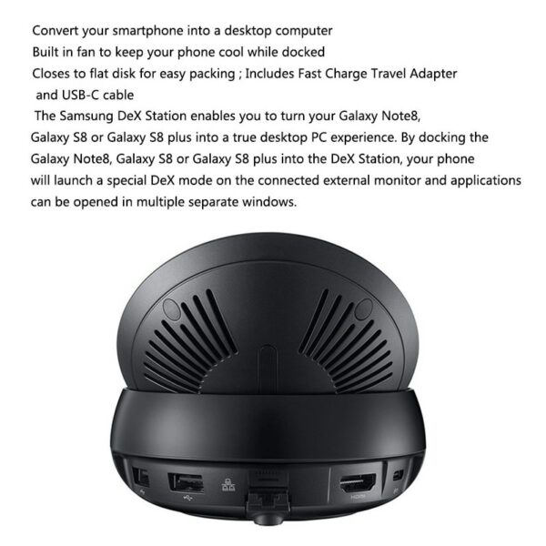 OriginalSAMSUNG DeX s8 S8+ S9 S9+ S10 Station EE-MG950 Desktop Experience with LAN HMDI USB 2.0 for Galaxy NOTE 8 Note 8 Box NEW - Image 4