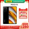 POCO F3 5G Global Version Mobile Phone 6GB 128GB / 8GB 256GB Snapdragon 870 Octa Core Smartphone 6.67"120Hz E4 AMOLED Display