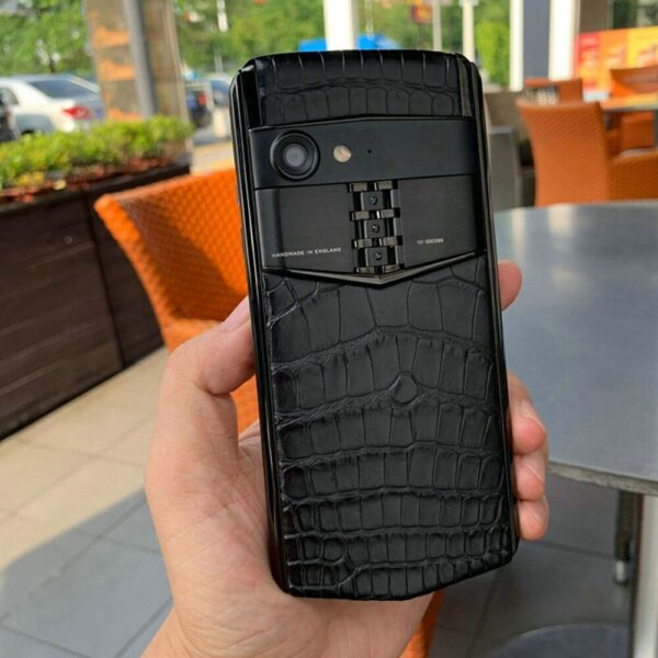 Refurbished Original 1:1 VERTU ASTER 256GB Titanium Alloy Frame Sapphire Crystal Screen and Top Calf Leather Mobile Phone - Image 2