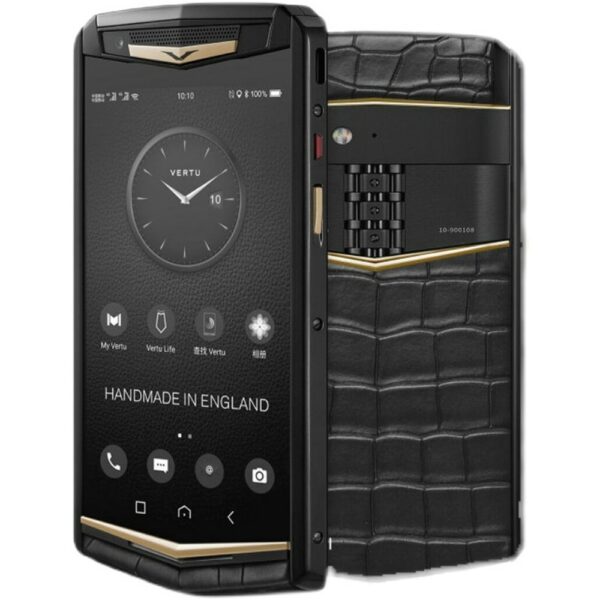 Refurbished Original 1:1 VERTU ASTER 256GB Titanium Alloy Frame Sapphire Crystal Screen and Top Calf Leather Mobile Phone