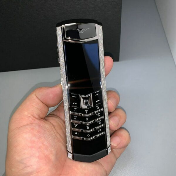 Refurbished Original 1:1 VERTU K8 Mobile Phone Full Diamond Mobile Phone A Noble Gift for Your Noble Wife - Image 6