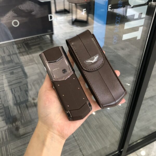 Refurbished Original 1:1 VERTU Mobile Phone High-end Customized Mobile Phone Crocodile Leather, Exclusive for Successful Men - Image 3