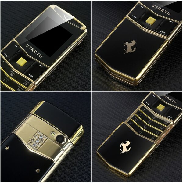 Refurbished original 1:1 High-quality VERTU V05 sliding cover luxury button screen personality stylish metal business phone - Image 4