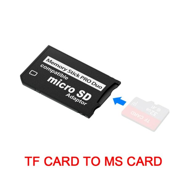 Rocketek Micro SD TF to MS/SD Memory Card Reader Converter Adapter MicroSD Micro SDHC to Compact Flash Type I - Image 3