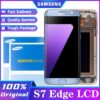 SUPER AMOLED 5.5" with Burn Shadow LCD with frame for SAMSUNG Galaxy S7 edge G935 G935F Display Touch Screen Digitizer Assembly