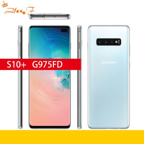 Samsung Galaxy S10+ g975F/D S10 Plus 8GB RAM 128GB Mobile Phone Dual sim card Octa Core 6.4" 16MP&Dual 12MP NFC