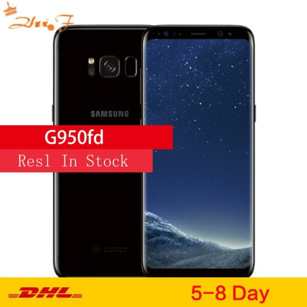 Samsung Galaxy S8 G950FD Original Dual Sim Global Version LTE GSM Mobile Phone Octa Core 5.8" 12MP RAM 4GB ROM 64GB Exynos NFC