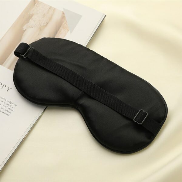 Silk Sleeping Eye Mask Cover For Women Men Printing Eyepatch Crane Blindfold Portable Sleep Night Mask Relax Soft Para Dormir - Image 6