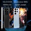 Smartphone S21 Ultra 5G Global Version 16GB 512GB Android 11 Gaming Phone Qualcomm 888 Celular 6800mAh 6.7 Inch Cellphone 4G
