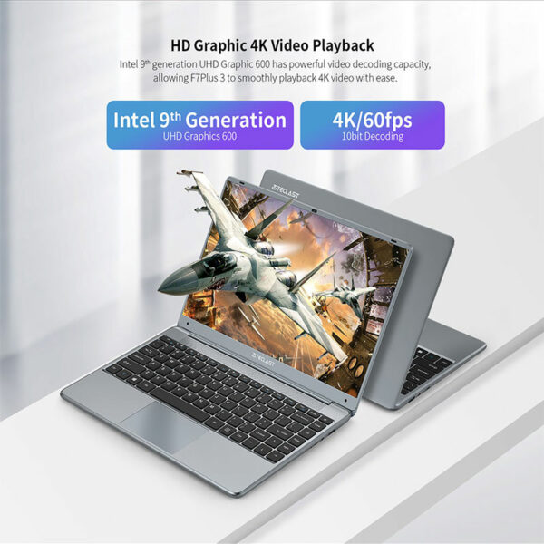 Teclast F7 Plus 3 14.1" Laptop 8GB RAM 256GB SSD Intel Gemini Lake N4120 Dual-band Wi-Fi Computer 1920x1080 Windows 10 Notebook - Image 4