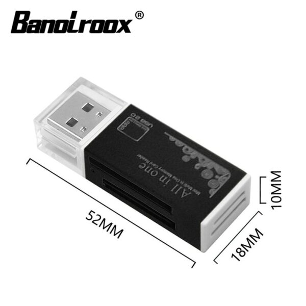 Top Colorful 4 in 1 Micro SD Card Reader Flash USB Memory Card Reader For Memory Stick Pro Duo Micro SD/T-Flash/M2/MS SD Adapter - Image 3