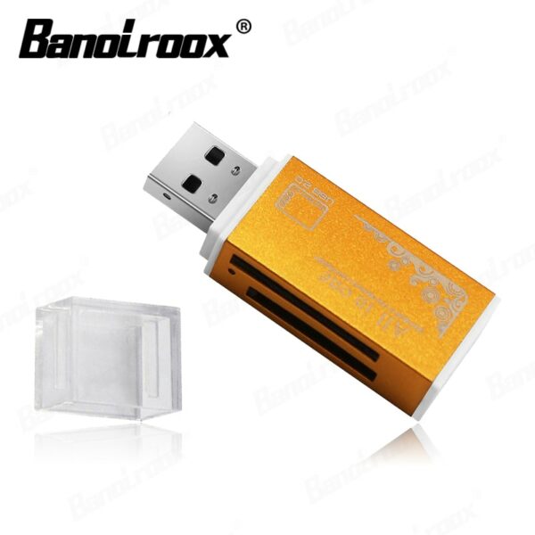 Top Colorful 4 in 1 Micro SD Card Reader Flash USB Memory Card Reader For Memory Stick Pro Duo Micro SD/T-Flash/M2/MS SD Adapter - Image 5