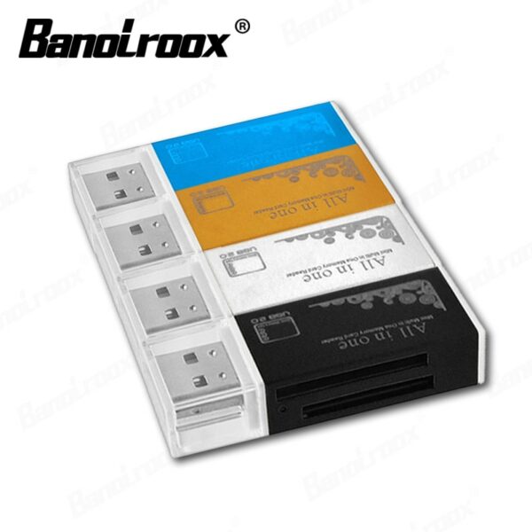 Top Colorful 4 in 1 Micro SD Card Reader Flash USB Memory Card Reader For Memory Stick Pro Duo Micro SD/T-Flash/M2/MS SD Adapter - Image 6