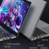 Topton Ultrabook 15.6 Inch Gaming Laptop Intel Core i7 1165G7 i5 1135G7 NVIDIA MX450 2G Windows 10 WiFi BT Fingerprint Notebook - Image 6