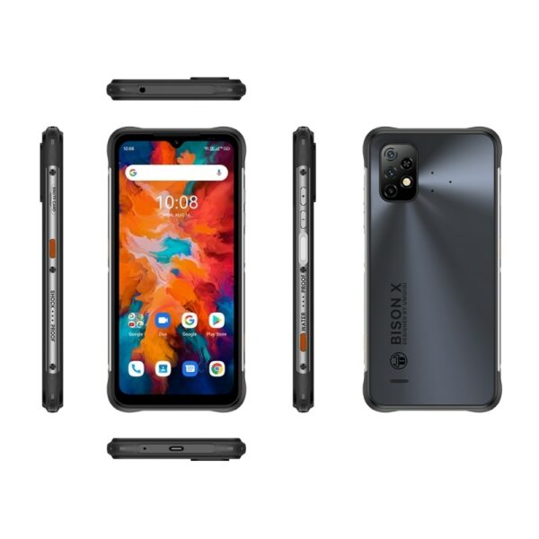 UMIDIGI BISON X10 Rugged Phone 4GB Ram+64GB/128GB Rom 6150mAh 6.53 inch Android 11 MTK Helio P60 Octa Core OTG NFC - Image 2