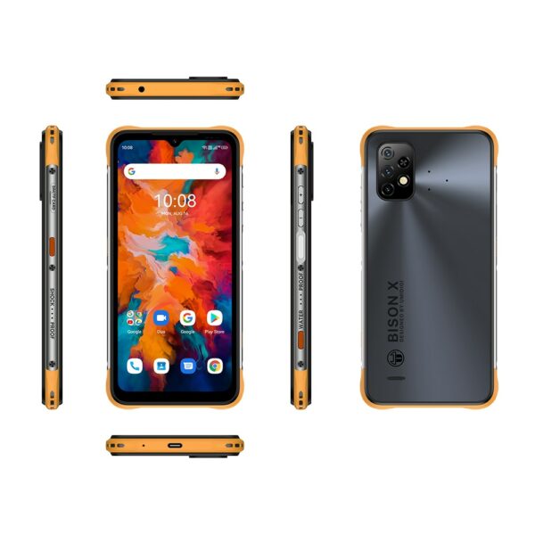 UMIDIGI BISON X10 Rugged Phone 4GB Ram+64GB/128GB Rom 6150mAh 6.53 inch Android 11 MTK Helio P60 Octa Core OTG NFC - Image 3