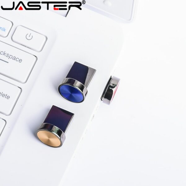 Waterproof USB Stick Fashion TYPE-C Mini Metal button USB Flash Drive Mobile storage disk 64GB Pen drive personal memory stick - Image 5