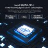 XIDU Tour Pro Laptop 12.5 inch Intel 3867U Dual Core Rose Gold Notebook 8GB RAM 128GB ROM Lightweight Computer for Business - Image 6