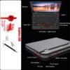 ZEUSLAP-X1 Pocket Laptop Touching Ultrabook Micro Mini PC Intel Quad Core CPU 8GB RAM up to 1TB SSD Win10 System Webcam WIFI - Image 6