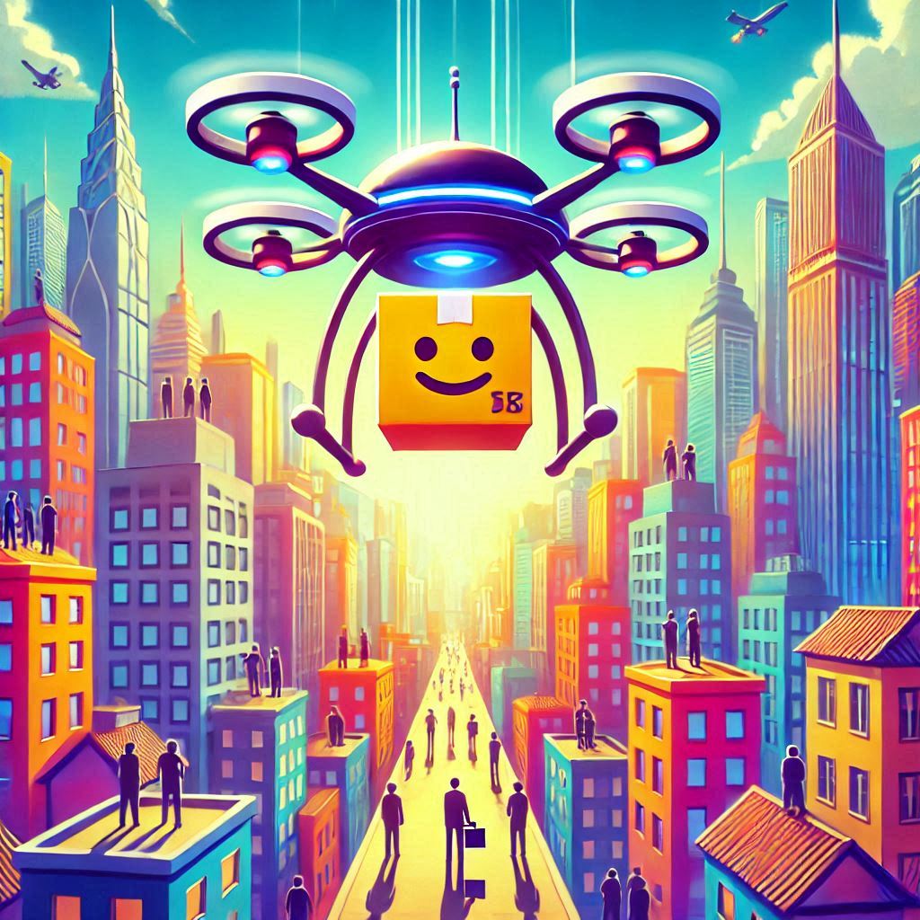 Ecommerce delivery drone