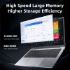BYONE 14 inch lage prijs laptop Intel Celeron N4000 8 GB RAM 256 GB 512 GB SSD HD-scherm Kantoor leren Draagbare ultraslanke laptops - Image 4