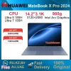 HUAWEI MateBook X Pro 2024 Laptop Inter Core Ultra9 185H/Ultra7 155H 32/16GB 2/1TB Netbook 14,2 inch 3,1k touchscreen 120Hz OLED