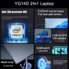 Crelander 14 "10.5" Yoga Laptop Intel 12e Gen N95 Processor M2 Ssd 2K Dual Touch Screen Laptop Computer Met Handschrift Mini Pc - Image 3