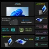 Crelander 14 Inch 2in1 Tablet Pc Touchscreen Notebook Intel N100 Mini Pc Windows 11 Laptops Computer Met Rgb Magnetisch Toetsenbord - Image 5
