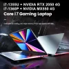 16 Inch Gaming Laptop i7 1360P 1355U NVIDIA RTX 2050 MX550 4G IPS Full HD Office Computer PC Notebook Ultrabook Windows 11 WiFi
