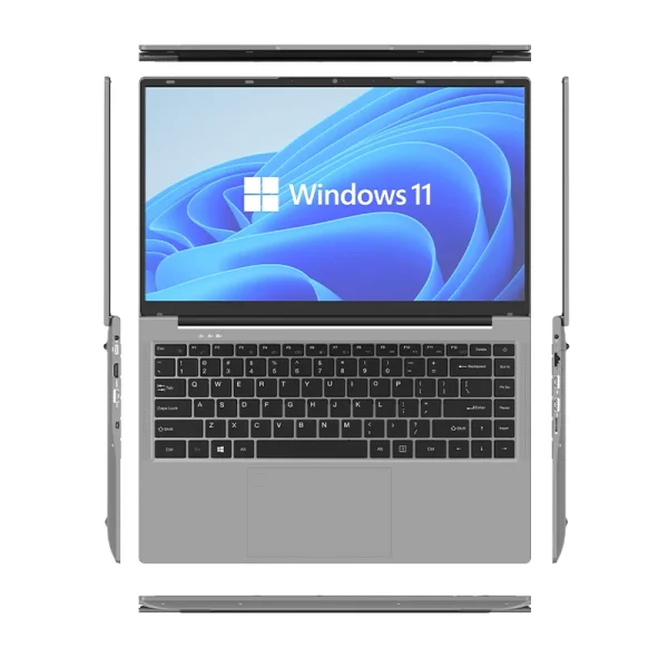 JINGSHA 14TU Laptop Intel N95/N100 4Cores 14.1" HD Screen 16GB RAM 512GB SSD Gamer 1920*1080 Display Windows 11 WIFI NoteBook PC - Image 2