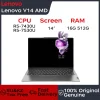 Lenovo Laptop Lenovo V14 G4 AMN AMD Ryzen R5-7430U/7530U 8G/16G DDR4 512G/1TB SSD business office Notebook Computer PC